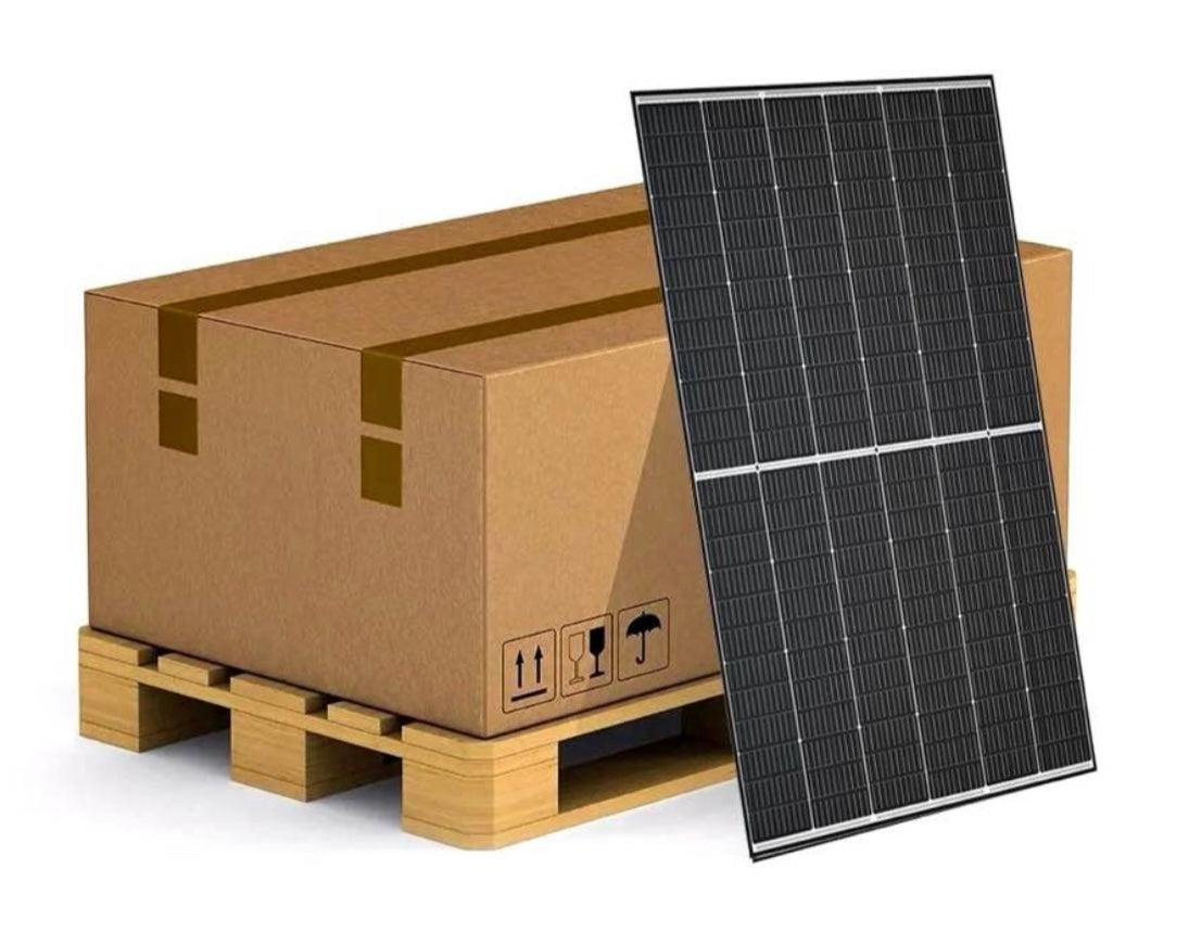 36x Panneaux solaires • ECO GREEN ENERGY 500W Monocristallin bi-verre bi-facial TOPCon - 1 Palette