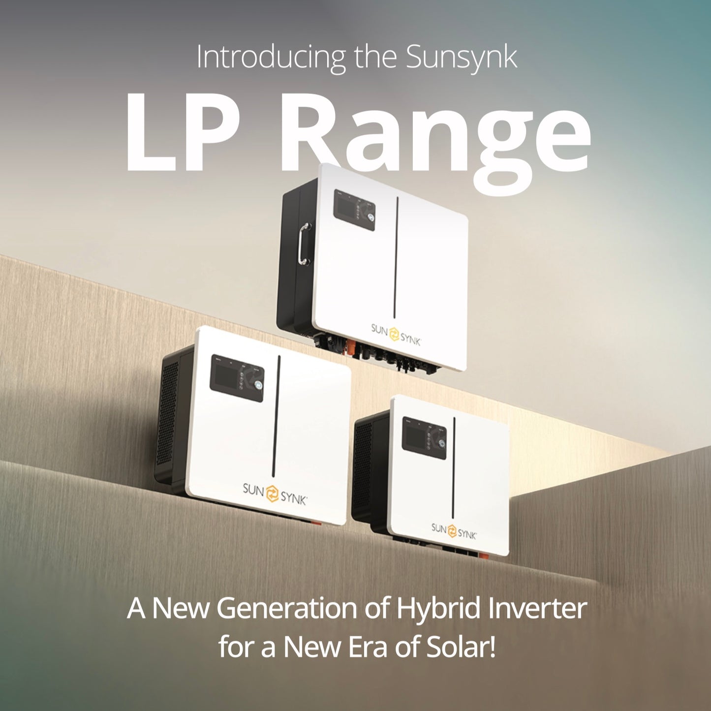 Onduleur Hybride SUNSYNK - LP Range IP65 • 10kW 1P - Blanc monophasé