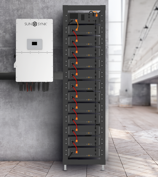 Batterie SUNSYNK • Haute Tension de 15 à 60 kWh - 100 Ah - IP20 - Garantie 10 ans