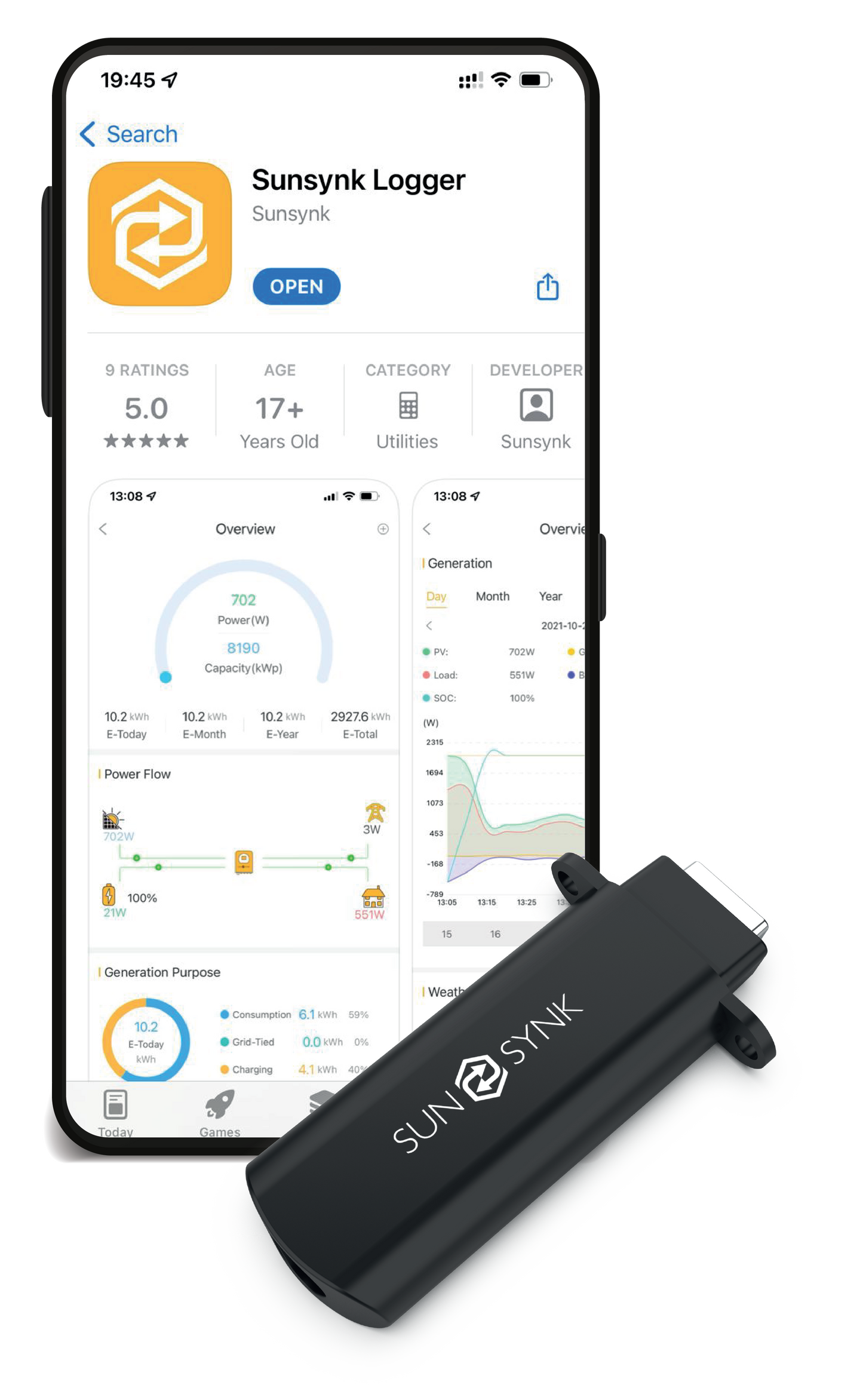 Datalogger Sunsynk - Clef Wifi Sunsynk